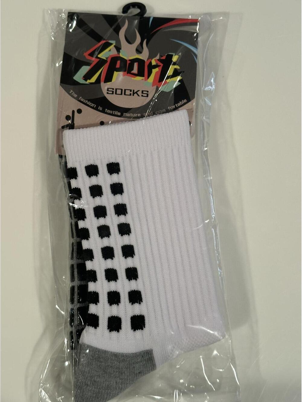 Anti Skid Sport Crew Sock (2 pk)